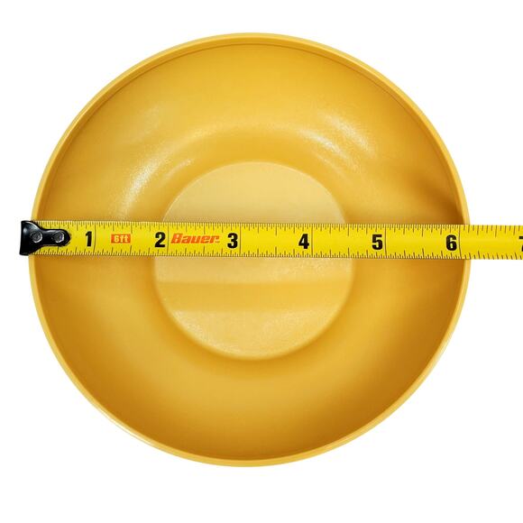 3 Vtg Tupperware Cereal Storage Bowls 890 Lids 808 Tableware 5 Piece Set Yellow - Picture 4 of 6